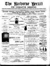 Harborne Herald Saturday 25 December 1886 Page 1