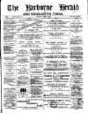 Harborne Herald Saturday 24 August 1889 Page 1