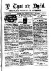 Y Tyst Friday 19 November 1880 Page 1