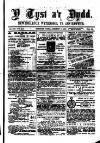 Y Tyst Friday 17 June 1881 Page 1