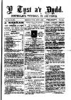 Y Tyst Friday 05 August 1881 Page 1