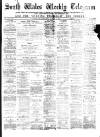 South Wales Daily Telegram Friday 19 February 1875 Page 1