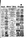 South Wales Daily Telegram Thursday 07 October 1880 Page 1