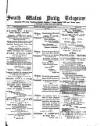 South Wales Daily Telegram Monday 02 July 1883 Page 1