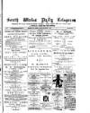 South Wales Daily Telegram Monday 24 September 1883 Page 1