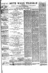 South Wales Daily Telegram Tuesday 12 November 1889 Page 1