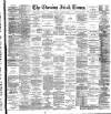 Evening Irish Times Thursday 10 January 1889 Page 1