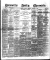 Bassett's Chronicle Monday 07 January 1878 Page 1