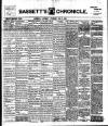 Bassett's Chronicle Saturday 03 January 1885 Page 1