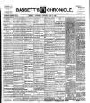 Bassett's Chronicle Saturday 31 January 1885 Page 1