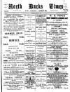 North Bucks Times and County Observer Saturday 28 July 1900 Page 1