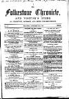 Folkestone Chronicle Saturday 10 November 1855 Page 1