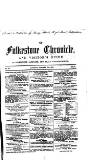Folkestone Chronicle Saturday 19 January 1856 Page 1