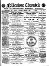Folkestone Chronicle Saturday 05 February 1887 Page 1
