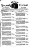 Glasgow Property Circular and West of Scotland Weekly Advertiser Tuesday 21 August 1883 Page 1