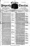 Glasgow Property Circular and West of Scotland Weekly Advertiser Tuesday 15 January 1884 Page 1