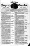 Glasgow Property Circular and West of Scotland Weekly Advertiser Tuesday 21 October 1884 Page 1