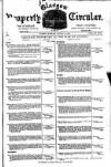 Glasgow Property Circular and West of Scotland Weekly Advertiser Tuesday 12 August 1890 Page 1