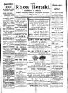 Rhos Herald Saturday 13 January 1900 Page 1