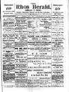 Rhos Herald Saturday 08 December 1900 Page 1