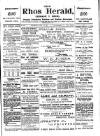 Rhos Herald Saturday 13 April 1901 Page 1