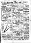 Rhos Herald Saturday 13 October 1906 Page 1