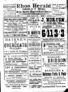 Rhos Herald Saturday 25 November 1922 Page 1