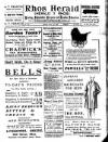 Rhos Herald Saturday 22 March 1924 Page 1