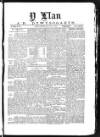 Y Llan Friday 01 March 1889 Page 1