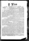Y Llan Friday 01 November 1889 Page 1