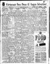 Kirriemuir Free Press and Angus Advertiser Thursday 15 August 1940 Page 1