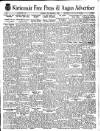 Kirriemuir Free Press and Angus Advertiser Thursday 19 September 1940 Page 1