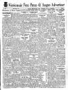 Kirriemuir Free Press and Angus Advertiser Thursday 28 November 1940 Page 1