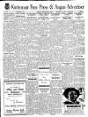 Kirriemuir Free Press and Angus Advertiser Thursday 26 December 1940 Page 1
