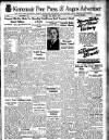 Kirriemuir Free Press and Angus Advertiser Thursday 02 October 1941 Page 1