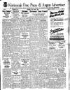 Kirriemuir Free Press and Angus Advertiser Thursday 16 October 1941 Page 1