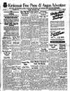 Kirriemuir Free Press and Angus Advertiser Thursday 19 March 1942 Page 1