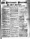 Kirriemuir Observer and General Advertiser Friday 25 April 1884 Page 1