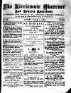 Kirriemuir Observer and General Advertiser Friday 01 August 1884 Page 1