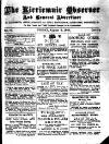 Kirriemuir Observer and General Advertiser Friday 08 August 1884 Page 1