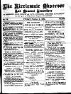 Kirriemuir Observer and General Advertiser Friday 03 October 1884 Page 1