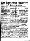 Kirriemuir Observer and General Advertiser Friday 24 October 1884 Page 1