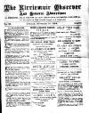 Kirriemuir Observer and General Advertiser Friday 14 November 1884 Page 1