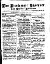 Kirriemuir Observer and General Advertiser Friday 30 January 1885 Page 1