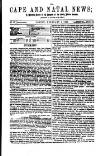 Cape and Natal News Wednesday 01 February 1860 Page 1