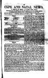 Cape and Natal News Friday 01 August 1862 Page 1