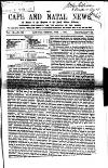 Cape and Natal News Friday 01 February 1867 Page 1