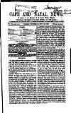 Cape and Natal News Saturday 23 November 1867 Page 1