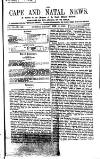 Cape and Natal News Friday 21 February 1868 Page 1