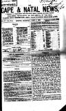 Cape and Natal News Thursday 01 April 1869 Page 1